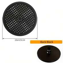 23cm/9.1in Large Panel High Pressure Shower Head, Suitable For High Water Pressure Areas, Universal 4-Inch Connection