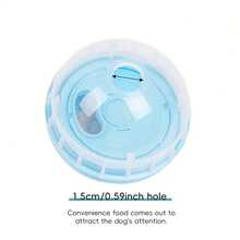 1pc Pet Treat Dispensing Rolling Toy, Interactive Dog Feeder Promotes Mental Stimulation And Dental Health, Training Snack Dispenser