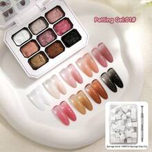 AiFer Bộ 9 màu sơn gel chấm bi, độ bão hòa cao, màu gel bán đặc phổ biến, thích hợp cho các tiệm làm móng. - Nhiều màu - Xem 24