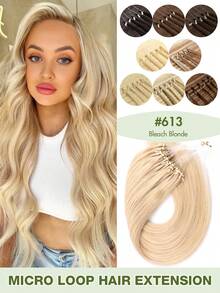 Tóc nối Micro Loop cao cấp làm từ tóc thật, dài 12-20 inch, 30g/miếng - Màu đen và nâu tự nhiên, thẳng mượt. Tóc nối Micro Loop Remy làm từ tóc thật, thẳng mượt như lụa, vòng nối siêu nhỏ vô hình, tóc nối làm từ tóc thật, mềm mại và bóng mượt, bền lâu. Tóc nối hạt siêu nhỏ Remy, dành cho nữ. Tóc nối Micro Loop thoải mái và chắc chắn. - Nhiều màu - Xem 54