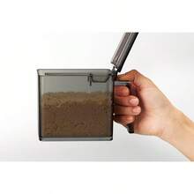 Yamazaki Home Spice Container Plastic Large Food Storage Black