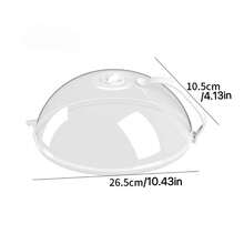 1个装多色微波炉适用、防油防溅盖，专为加热菜肴设计，耐热、防尘，保鲜盖，食品容器盖 - 彩色 - 查看 14
