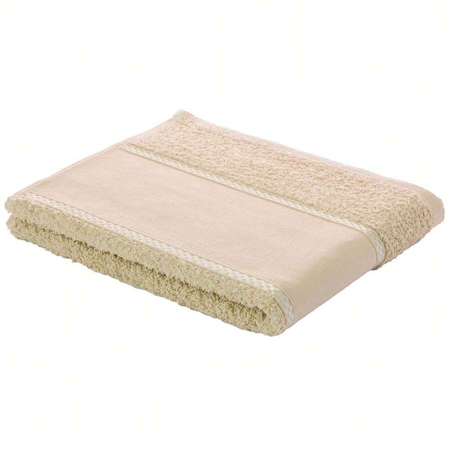 Kit Of 3 Arteira Russian Stitch Face Towels For Machine Embroidery, 100% Cotton - Beige - View 1