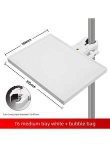 1 Stück ABS-Material Wimpernhalter Halterung, kompatibel mit Mondlicht Lampe & Ring Licht Wimpernwachstum Organizer Zubehör mit Klappsicherung. 1 Stück Wimpernverlängerungs-Tablett Halter - schwere Basis, keine Stromversorgung/Batterie erforderlich, kompatibel mit Mondlampe & Ringlicht, geeignet für professionelles Make-up, Zuhause, Salon und Fotografie - Wimpern Organizer Tablett, Kosmetik Zubehör, minimalistisches Design, strapazierfähiges ABS-Material, alkoholfrei, tragbares Schönheitswerkzeug für Zuhause, kompaktes Design, langanhaltend