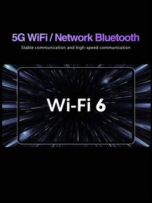 Qetupa Máy tính bảng doanh nghiệp X90, 8/4GB+256/128/64GB, hệ điều hành Android 15, bộ xử lý MTK6771 Octa-Core 2.0GHz, hỗ trợ Wi-Fi 802.11ac 5 băng tần kép 2.4G+5G, Bluetooth 5.2, màn hình cảm ứng HD (1280x800), camera kép 5MP+8MP, pin 6000mAh bền bỉ, hỗ trợ mở rộng bộ nhớ lên đến 512GB, không hỗ trợ thẻ SIM. Máy tính bảng này được trang bị camera kép, phù hợp cho các cuộc họp và các tình huống khác, với thời lượng pin dài, trải nghiệm không quảng cáo và màn hình cảm ứng, làm cho nó trở thành một món quà tuyệt vời. - màu đen - Xem 7