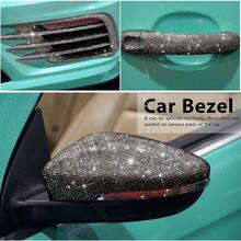 12000 piezas Bling Bling Sticker Car Decor Sticker autoadhesivo Glitter Gem Pegatinas para coche y decoracin de regalo 9.4x. 9 pulgadas Color negro AB - inicial - Ver 7