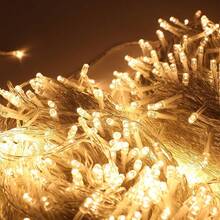 100M 1000 LEDs String Light Fairy Christmas Party Wedding Waterproof In Outdoor Garden Decorative Lamp 8 Modes Warm White - Warm White - View 2