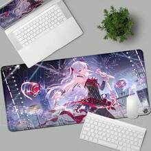 HD Printing Game Strinova Mouse Pad Rubber Anti-Slip Mat Keyboard Mousepad Locked Edge XXL 900x400mm Desk Mat Gaming Accessories - A15 - View 4