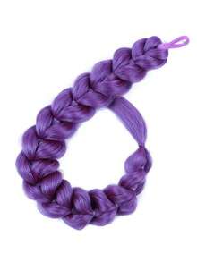 1pc Corlorful Braiding Pre-Stretched Synthetic Hair Extensions Crochet Braids Hair For Stage Party Halloween Costume Cosplay