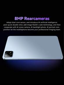 Qetupa Máy tính bảng doanh nghiệp X90, 8/4GB+256/128/64GB, hệ điều hành Android 15, bộ xử lý MTK6771 Octa-Core 2.0GHz, hỗ trợ Wi-Fi 802.11ac 5 băng tần kép 2.4G+5G, Bluetooth 5.2, màn hình cảm ứng HD (1280x800), camera kép 5MP+8MP, pin 6000mAh bền bỉ, hỗ trợ mở rộng bộ nhớ lên đến 512GB, không hỗ trợ thẻ SIM. Máy tính bảng này được trang bị camera kép, phù hợp cho các cuộc họp và các tình huống khác, với thời lượng pin dài, trải nghiệm không quảng cáo và màn hình cảm ứng, làm cho nó trở thành một món quà tuyệt vời. - màu đen - Xem 4