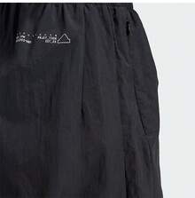 Adidas Damskie spodnie sportowe z szerokimi nogawkami, tkane, robocze, ze zwężanymi mankietami