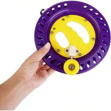 MIXCUT - Bobina de carrete de plástico duradero de 22 para pesca - Púrpura, amarillo - Ver 9