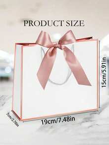 10 قطع / 5 قطع / 1 قطعة - أكياس هدايا من ورق الكرافت بطراز المناظر الطبيعية، أكياس تسوق، أكياس تغليف (مع مقابض)، حقائب مزينة بفيونكات، ، رأس السنة الجديدة، حفلات الزفاف، أكياس تغليف هدايا عيد الميلاد، أكياس تسوق ذات لون واحد بسيطة، سلع تجارية صغيرة، أرخص البضائع، الحفلات، حفلات الزفاف في فصل الخريف والشتاء، الحفلات الخارجية خلال موسم الزفاف، حفلات العطلات، صناديق هدايا المجوهرات في الخريف