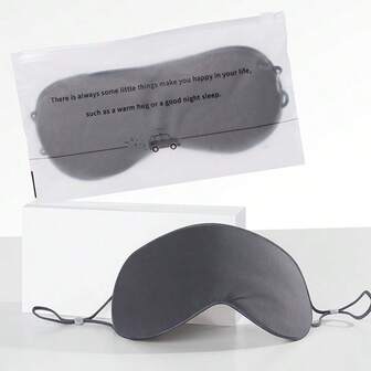 Double-Sided Blackout Eye Mask, Simple And Lightweight, Does Not Press On The Eyes, Ear-Hook Style, Breathable, Comfortable For Sleeping, Relieves Eye Fatigue.