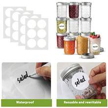 SKOCHE Mason Jars 8 Oz 24 Pack Half Pint Canning Jars With Regular Airtight Lids And Bands Small 8oz Glass Jars With Lids Ideal For Fermenting Pickling DIY Decors Fruit Preserves Jam Jelly - Bé nhỏ - Xem 3