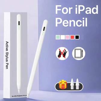 1pc Magnetic Capacitive Stylus Pen For IPad, Anti-Mistouching Drawing Editing Writing Stylus Compatible With IPad 2023 2022 2021 2020 2019 2018 4 5 9th 10th Air 5 IPad Accessories