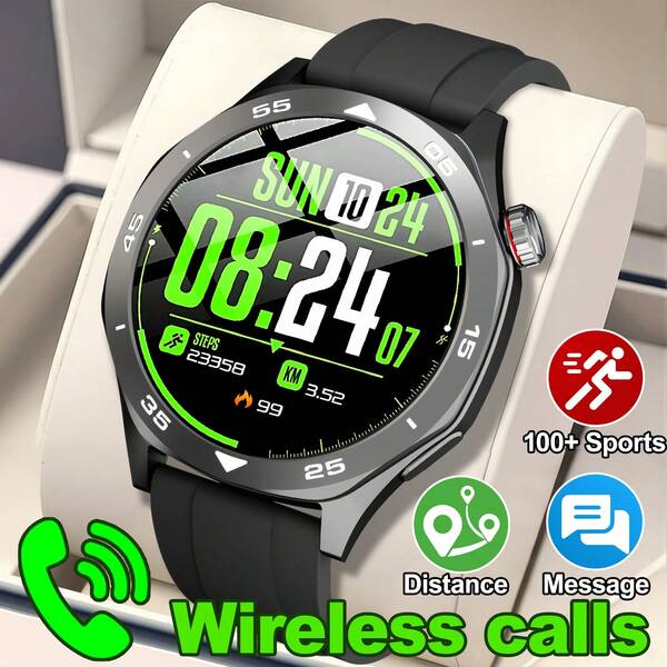 Smart Watch For Men, Business, Daily Office Wear, Can Make Calls, Multiple Sports Modes, Step Counting, Calories, Fitness, Running Watch, Compatible With Android And IOS, Men's Watch Gift