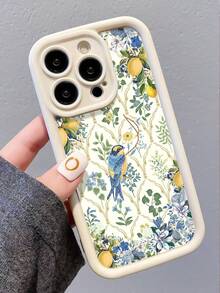 1 Ốp lưng điện thoại silicon mềm chống trầy xước, chống bám vân tay, họa tiết chanh và chim thời trang, tương thích với iPhone 17/16/16 Pro/16 Plus/15/15 Pro Max/15 Pro/11/12/13/14 Pro Max/11 Pro/11 Pro Max/12 Pro/12 Pro Max/13 Pro/13 Pro Max/14 Pro/14 Pro Max/16 Pro Max/16/16 Pro/16 Plus - Nhiều màu - Xem 2