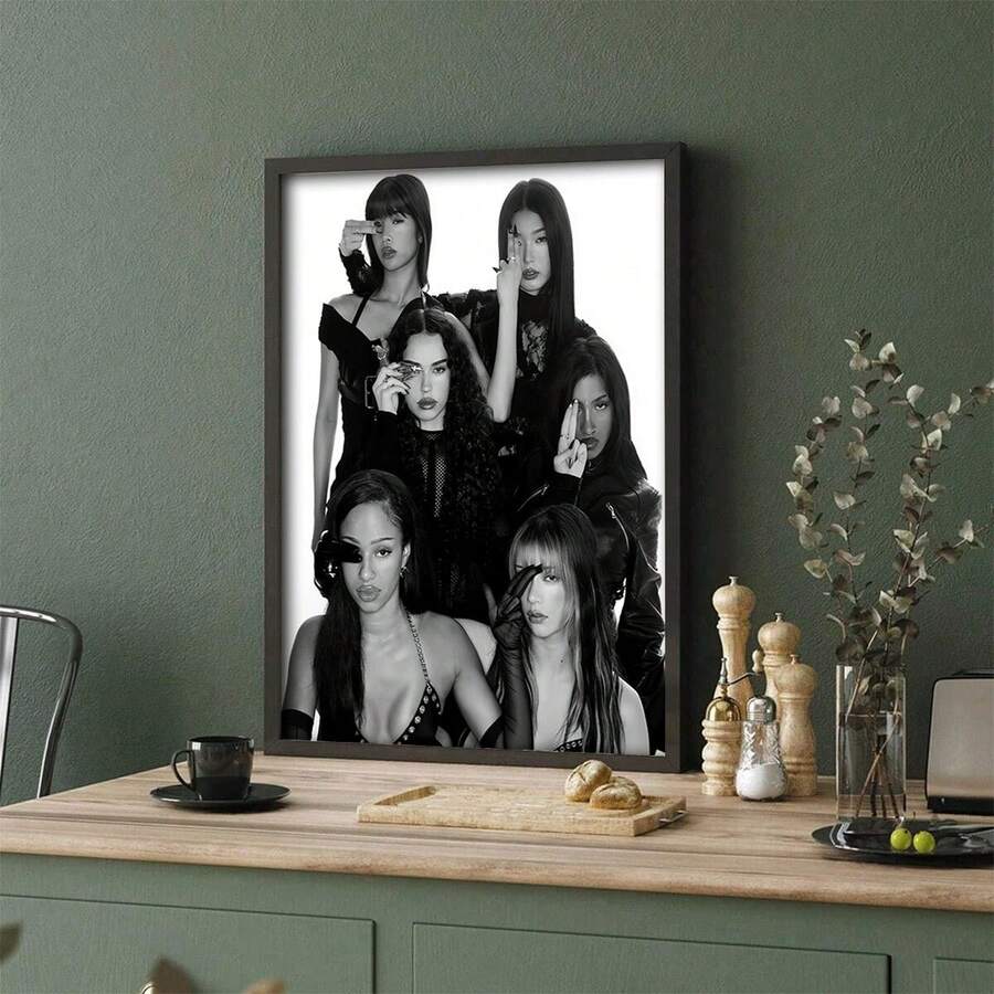 Tranh in trên vải canvas hình Kat-Seye, poster âm nhạc K-Pop, trang trí nhà cửa phòng khách, poster nhóm nhạc nữ K-Pop. - Nhiều màu - Xem 1