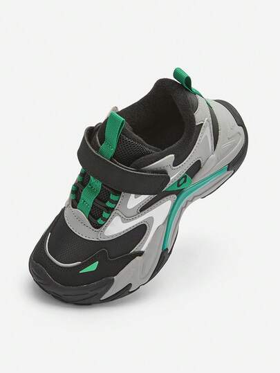 Balabala Kids Unisex Chunky Sneakers, 2025 Spring Autumn Outdoor Non-Slip