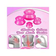 1set-6PCS/4PCS/1PCUpgraded High Rebound Silicone Cupping Set, High-Quality Silicone Cupping Massage Cup, Vacuum Suction Cup Cupping Set - Used For Body Massage, Body And Facial Care, Anti-Aging Beauty Tool Upgrade Package Silicone Beauty Jar