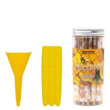 50pcs Assorted Smoking Papers, 4 Flavors To Choose From, Includes 1 Small Funnel + 1 Triple Storage Tube, Diverse Flavors, Fragrant Aroma, Portable And Easy To Use, Great For Travel, Birthday, Valentine's Day - Multicolor - View 14