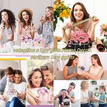 24pcs Flower Gift Bag Set, Including 12pcs Flower Box And 12pcs 3D Butterfly Decor, Multi-Functional Flower Box Portable Handbag Suitable For Bouquets, Great For Party, Mother's Day, Wedding, Birthday, Graduation, Valentine's Day And More - Multicolor - View 10