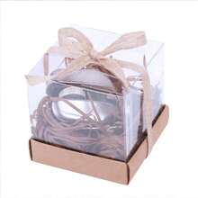 10pack 9x9x9cm Gift Boxes With Window Cupcake Boxes For Kids Party, Wedding, Birthday, Christmas - Multicolor - View 4