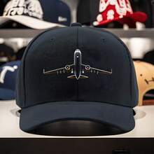 1個 メンズ＆レディース アビエーションパイロットキャップ - 飛行機＆飛行機テールデザイン、しわになりにくい軽量ポリエステル、全天候型アウトドアハット、航空愛好家、パイロット、カジュアル＆フォーマルイベント用 - パイロットギフト (ブラック/グレー/ネイビー/レッド/ホワイト) - 簡単お手入れ アビエーションテーマアクセサリー スナップバッククロージャー付き、吸湿速乾＆シーズンレスデザイン、ゴルフ＆スポーツに最適 (つばなし) パイロットハット - ブラック - チェックする 1