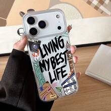 Phone - Compatible With 17, This Phone Features Shockproof, Magnetic Properties, Resistance To Yellowing, Scratches, And Fingerprints, Along With Heat Dissipation. It Showcases A Print Of British Architecture An Premium Silicone Drop-Proof Phone - 1 cái - Xem 5
