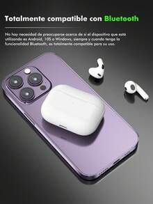 MOREBEAUTY Auriculares Bluetooth OEM Audífonos inalámbricos Audífonos Bluetooth, GPS de tercera generación compatible con iP-ho-ne y An-dro-id, admite carga inalámbrica Magsafe - Multicolor - Ver 8