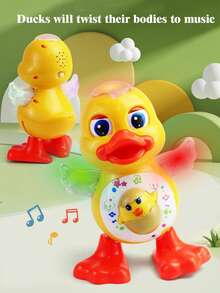 Magic Dancing Duck Children's Toy, 1pc, Sings And Dances, Suitable For Older Boys And Girls, All Ages - Multicolor - View 5
