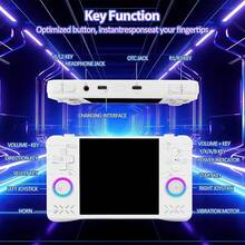 Consola de juegos portátil retro XF40H mejorada, 128 GB, con juegos clásicos preinstalados y multiemuladores, pantalla IPS 4K HD de 4 pulgadas y sistema operativo Linux. - Blanco - Ver 8