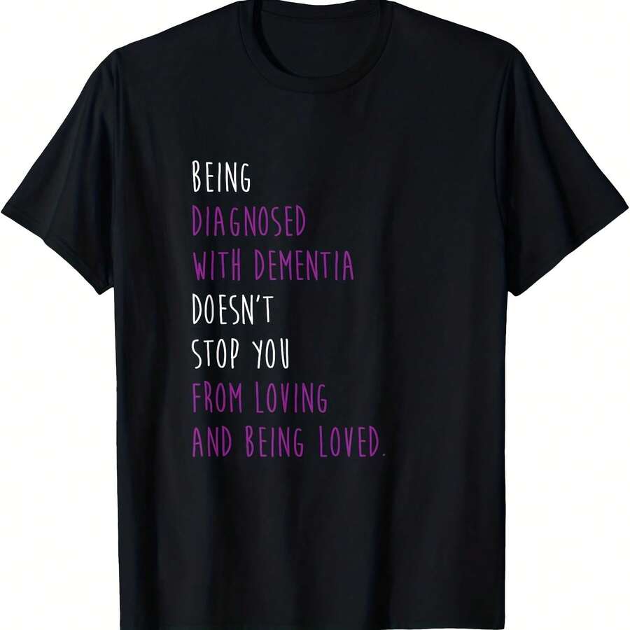 Dementia Awareness I Have Dementia T-Shirt - Black - View 1
