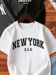 3pcs Young Boy Letter Print Short Sleeve T-Shirt Set - Multicolor - View 5