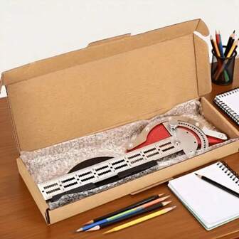 1pc 10-Inch, 15-Inch, 20-Inch Carpenter's Square, Home Decor Ruler, Woodworking Tool