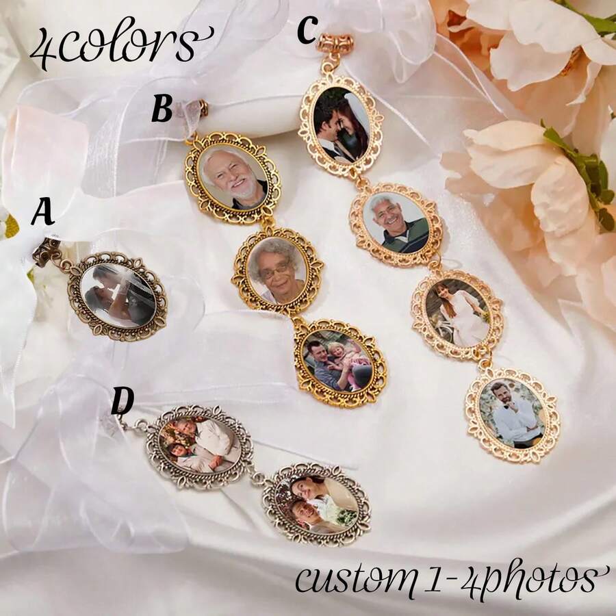 Custom Wedding Accessories, Bouquet Memorabilia, Bouquet Accessories, Bridal Bouquet Keepsake, Wedding Commemorative Gift, Bouquet Memento - Multicolor - View 1