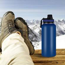 Termos Acero Inooxidable Frio Caliente 48h Botella De Agua - Azul - Ver 7