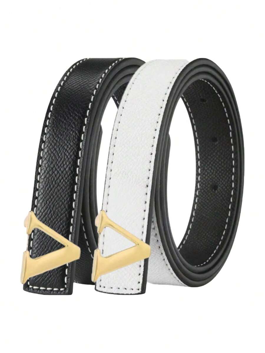 1/2pcs Women's Waist Belt Is Thin And Simple, With Fashionable Decoration, Paired With Dresses, Waistbands, Thin Jeans, And Waist Belts