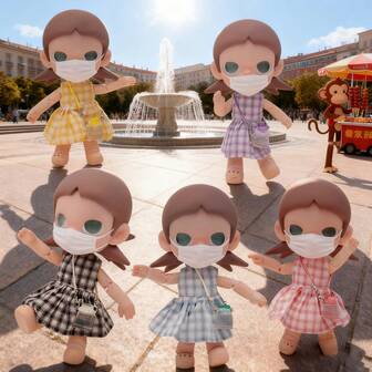 适合20厘米娃娃的连衣裙（不含娃娃）