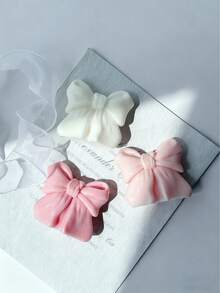 1pc Bow-Shaped Scented Candle, Bowknot Design, Fragrant, Smokeless, Long-Lasting Aroma, Suitable For Home Decor, Especially Bedroom And DIY Gifts. Applicable For Home Decor, Fireplace, Living Room, Central Decoration, Office, Valentine's Day Gift, Candle Set, Scented Candle, Friend Gift, Women Gift. - Multicolor - View 6