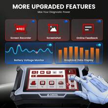 ANCEL DS100 OBD2 Scanner Car Fault Diagnostic Scan Tool For ABS/SRS/Transmission/Engine,7 Reset Services Mechanic Tools, Code Reader For All Cars, Auto Search Fault Code, Car Stuff Scaner Automotriz Escaner Para Carros Battery Test - màu đen - Xem 10