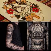 Semi-Permanent Tattoo Ink Set, 6 Kinds Of Juice Pigments (Red, Black, Green, Brown, Turquoise, Purple) DIY, Lasting About 7 Days, Waterproof And Sweat-Proof, Suitable For Body Art And Various Festival Gatherings - Multicolor - View 6