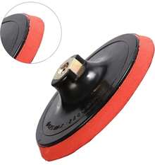 Amoladora de ABS, Amoladora con Respaldo de Goma, Almohadilla de Respaldo, Almohadilla de Gancho y Bucle, Placa de Respaldo de Gancho y Bucle para Lijadora, Rojo, Negro, - 04243 - Ver 3