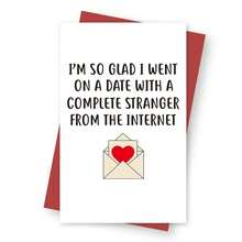 1 Pc Funny Romantic Greeting Card With Unique Birthday Design For Husband Wife Boyfriend Girlfriend Valentine Day Anniversary Personalised Family Friends Couples Colleagues Perfect For Birthday Christmas Thanksgiving Wedding Parties Any Occasions Use As Christmas Card Birthday Card Invitation Card Thank You Card Gift Card With Matching Envelope - 彩色 - 查看 6