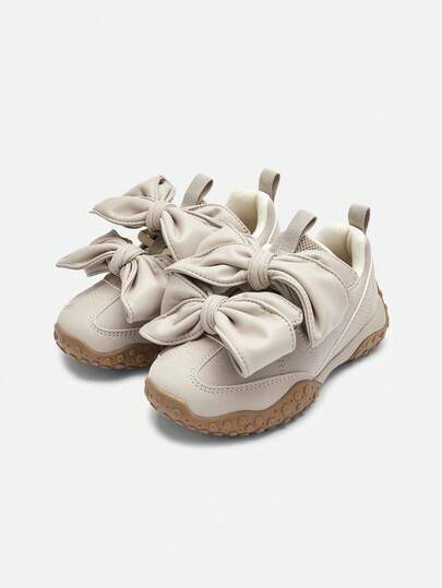 Balabala Kids Girls Sneakers, 2025 Spring Autumn Chunky Sneakers, Ballet Style