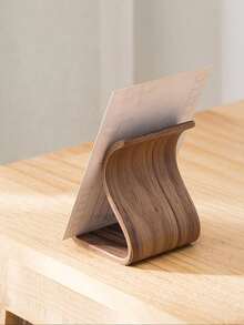 حامل هاتف محمول خشبي محمول لعام 2025، حامل كسول إبداعي للآيباد واللوحات، حامل هاتف محمول عام لمشاهدة التلفزيون والفيديوهات، مناسب للمكتب والمنزل والدراسة - متعدد الألوان - مشاهدة 6