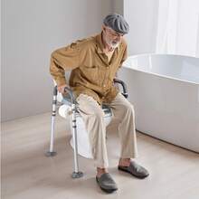 Wheelless, Railing-free, Backless Aluminum Soft Seat