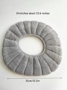 1pc Universal Thickened Toilet Seat Cover, Bathroom Toilet Seat Decoration, Autumn Decor - Multicolor - View 5