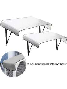 Capa para Ar-Condicionado à Prova de Intempéries - Proteção contra Sol, Chuva e Neve, Proteção UV, À Prova de Poeira, Adequada para Pátio, Capa para Unidade Externa, Almofada de Isolamento Térmico para Unidade Externa de Ar-Condicionado, Fácil Instalação, Serve para Unidades de Ar-Condicionado Central